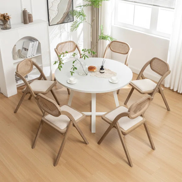 Efstathios Solid Wood Windsor Back Folding Side Chair Dining Chair | Wayfair North America