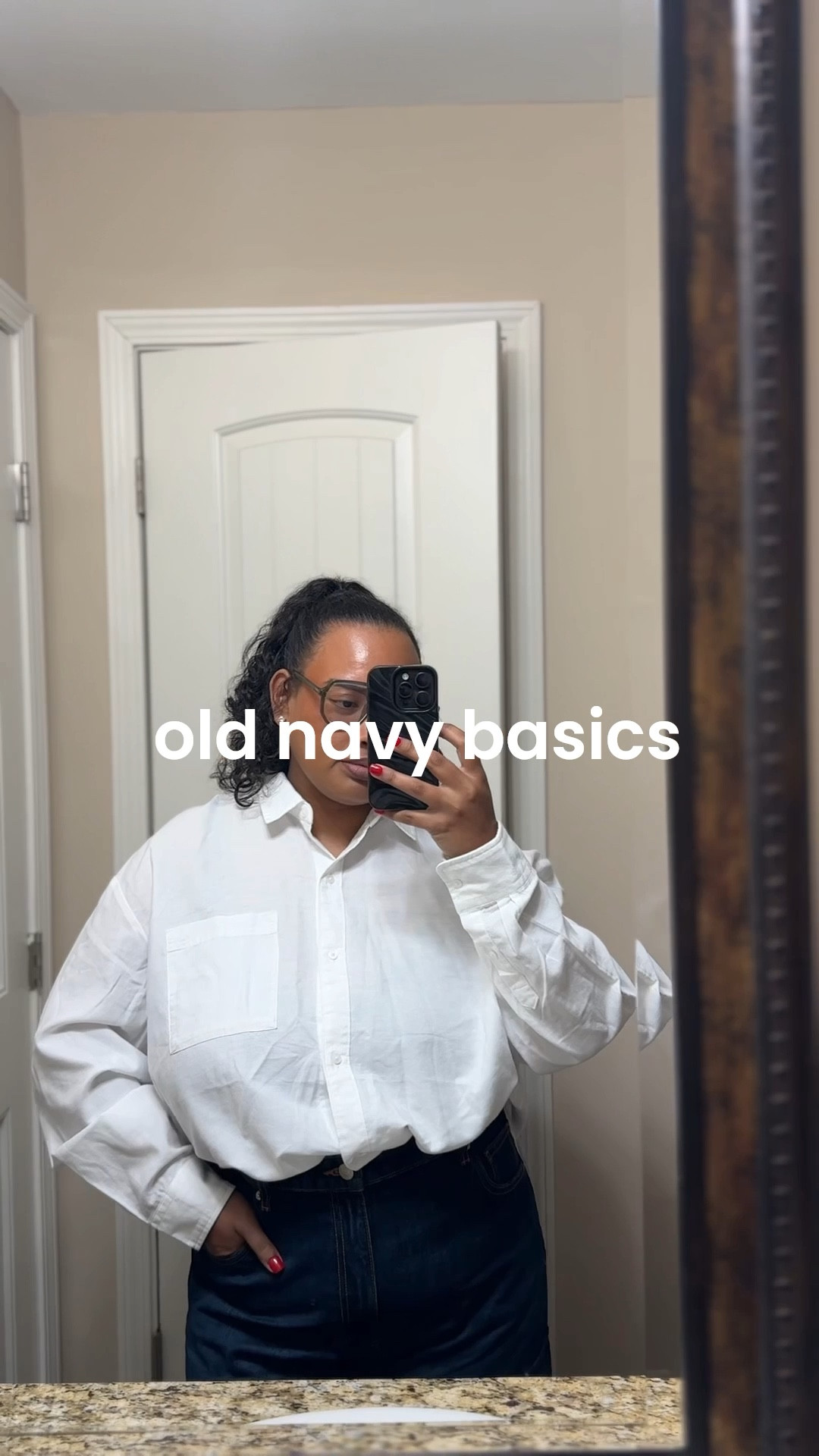 basics from old navy • midsize & large bust friendly 

#LTKMidsize #LTKSaleAlert #LTKFindsUnder50