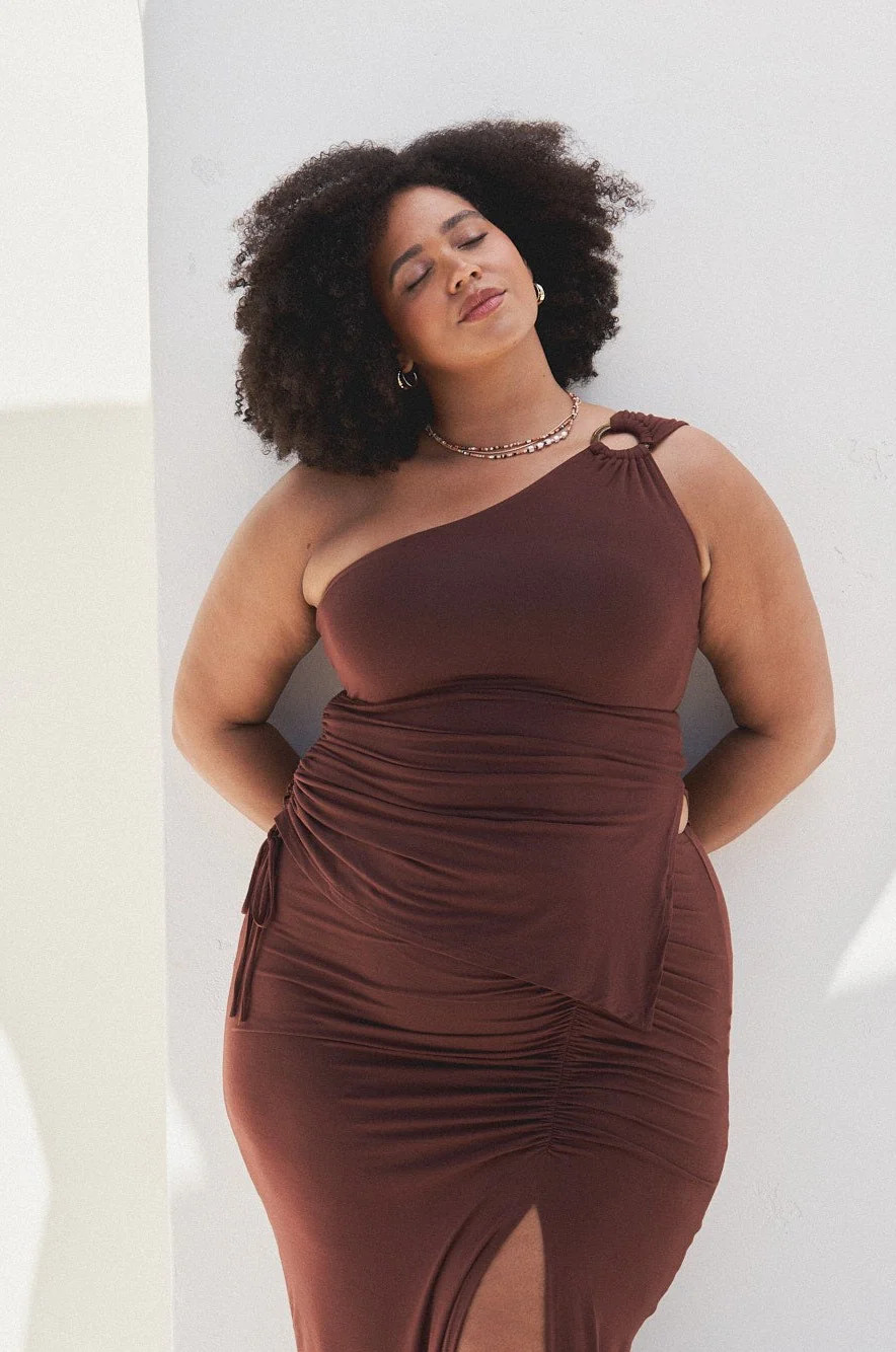 "Casey” O-Ring Top in Chocolate | What Lo Wants
