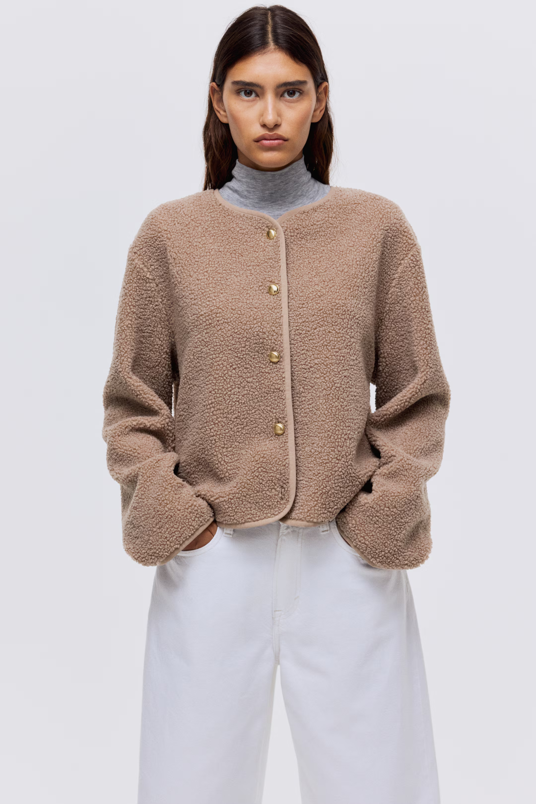 Teddy Fleece Jacket | H&M (US + CA)