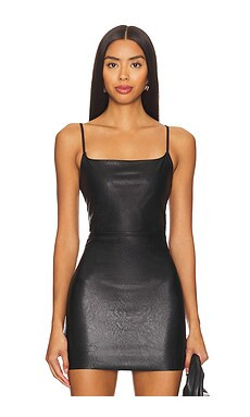 Commando Faux Leather Cami Crop Top in Black from Revolve.com | Revolve Clothing (Global)