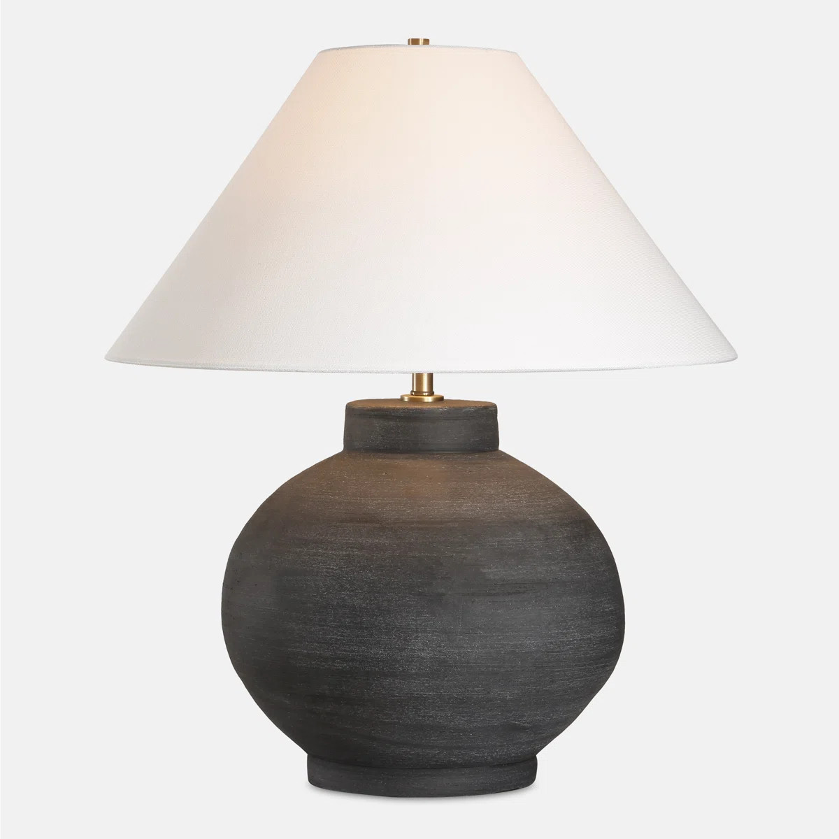 Hokku Designs Cathern Rustic Charcoal Table Lamp | Wayfair | Wayfair North America