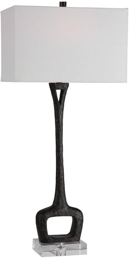 Uttermost Darbie Aged Black Cast Iron Table Lamp | Amazon (US)