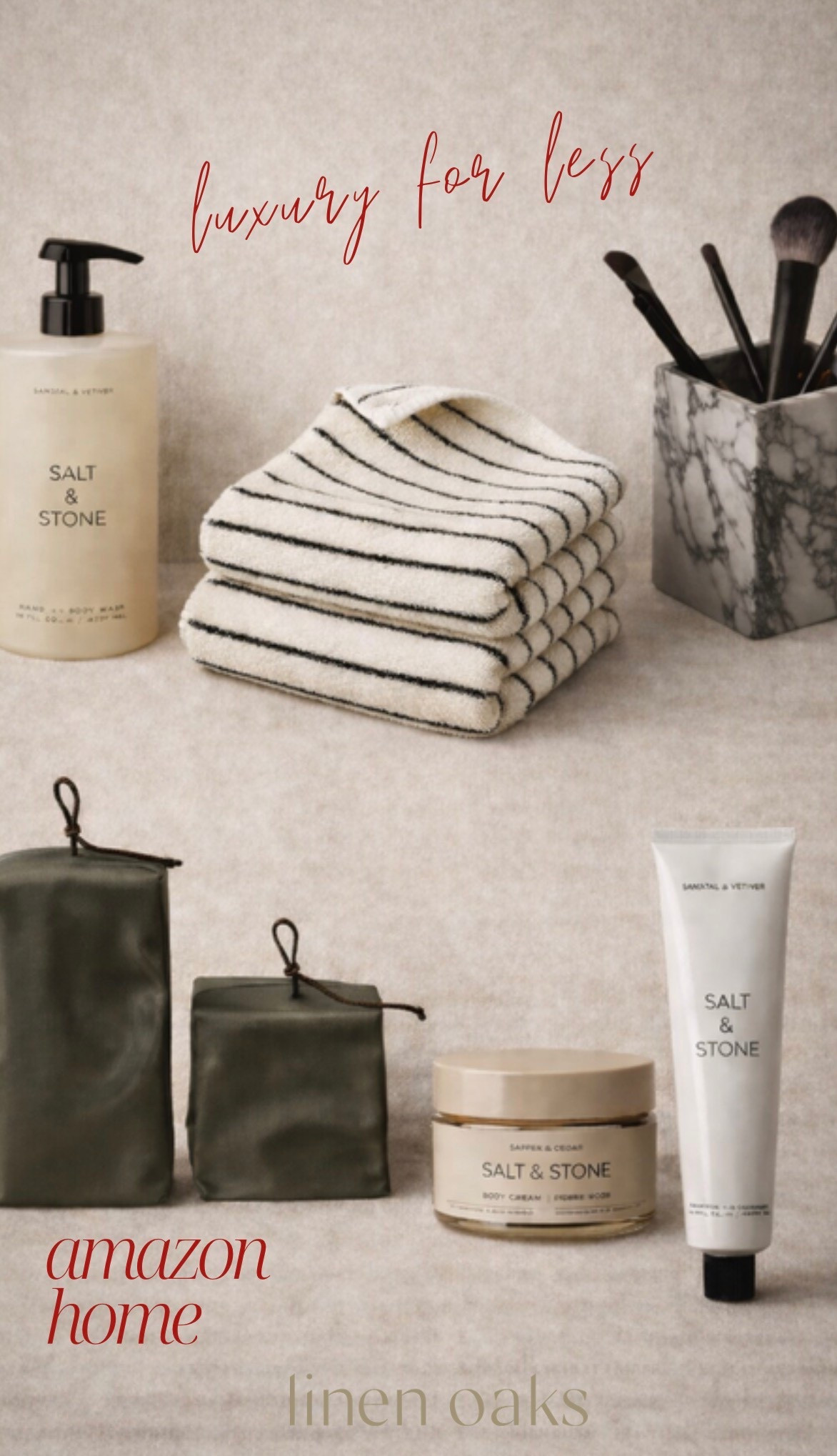 The cutest Amazon home
Finds!

Towels stripe towels soap candles lotions

#LTKfitnessgoals #LTKootd #LTKmorningroutine