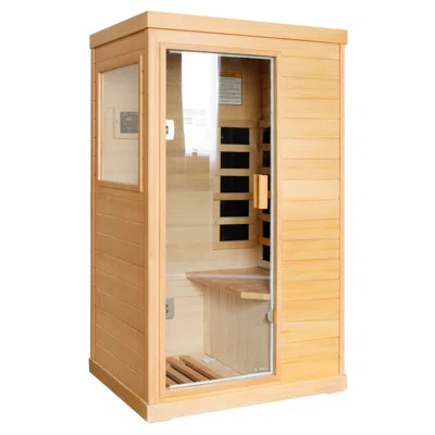 Far Infrared Sauna Home Sauna Spa Room Low-EMF Canadian Hemlock Wood 800W Indoor Saunas | Wayfair North America