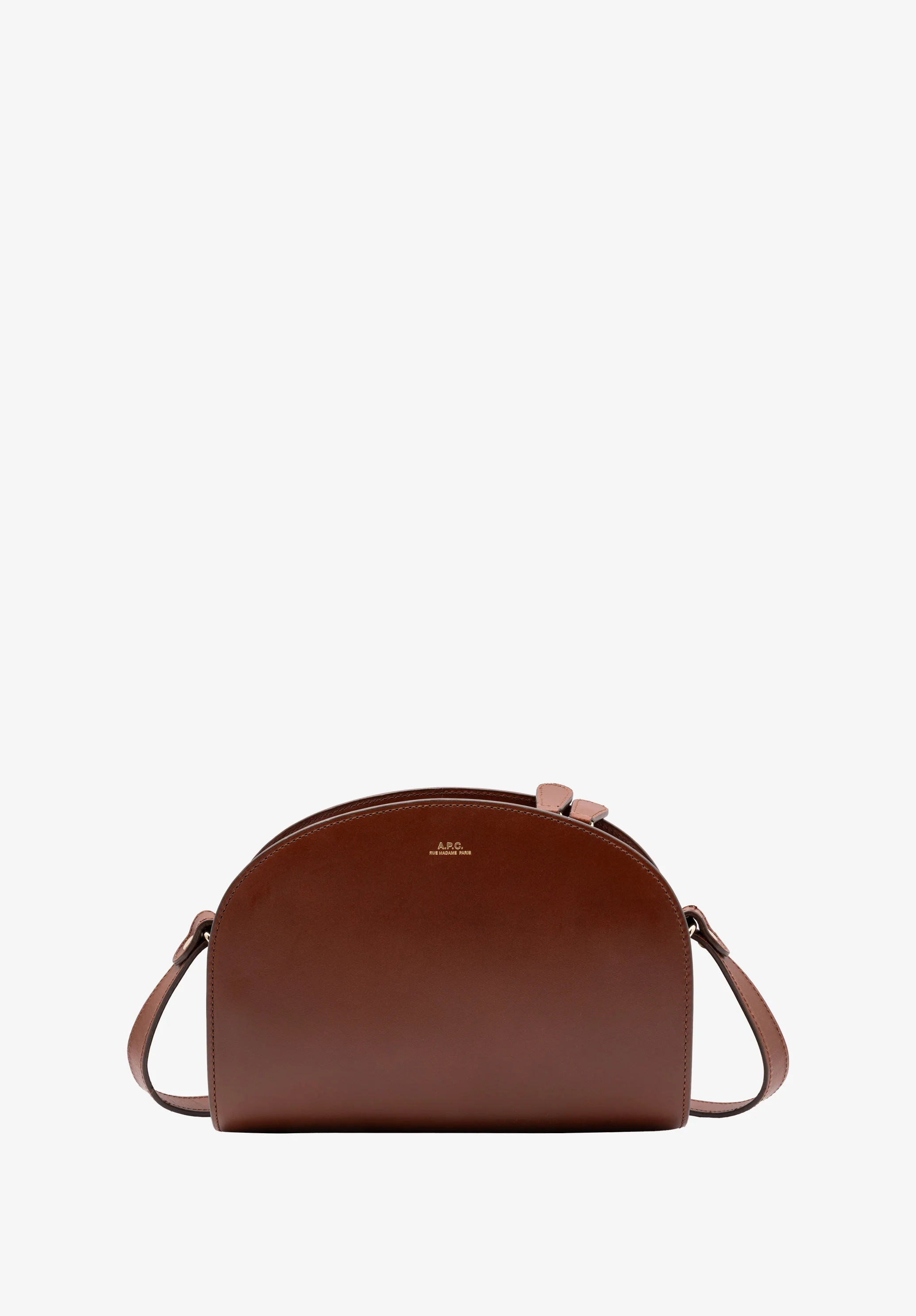 Demi-lune bag - Spanish Leather - Half-moon iconic bag - A.P.C. Accessories | A.P.C. US