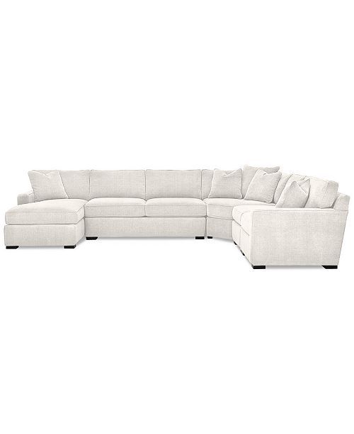 Radley 5-Piece Fabric Chaise Sectional Sofa, Created for Macy's | Macys (US)