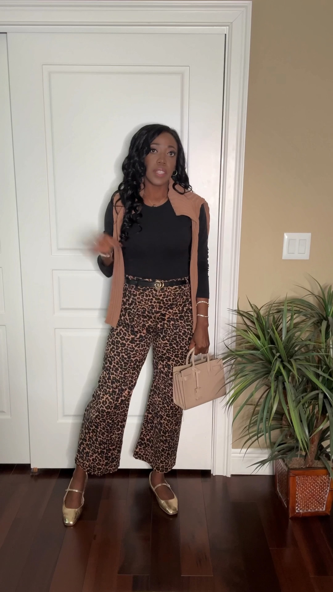 Outfit of the Day 
Animal print pants: True to size. Wearing a 26. Also comes in other prints and colors. 
Bodysuit: True to size. Wearing small. 
My cardigan is light and is available in other colors. Runs small if you desire to wear it. So size up. 

Spring Fashion, Spring Outfits, Wear To Work, Ootd, Anthropologie, Watch Now, 

#LTKSeasonal #Ootd 

#LTKWatchNow #LTKOver40 #LTKStyleTip