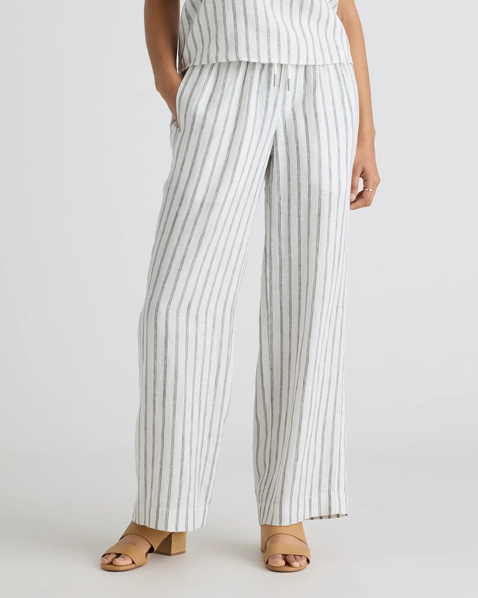 100% European Linen Wide Leg Pants | Quince