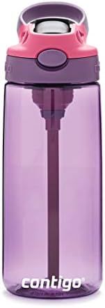 Contigo Kids Water Bottle with Redesigned AUTOSPOUT Straw, 20 oz., Eggplant & Punch | Amazon (US)