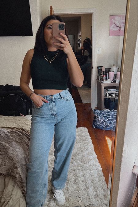 Top shop baggy jeans for the win