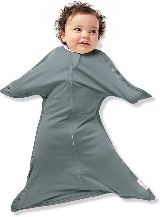 SleepingBaby Zipadee-Zip Transition Swaddle - Cozy Baby Swaddle Blanket with Zipper Convenience -... | Amazon (US)