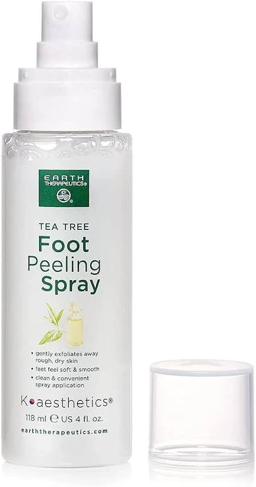 Earth Therapeutics Tea Tree Foot Peeling Spray \u2013 Convenient Spray for Buffing Away Calluses ... | Amazon (US)