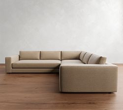 Carmel Lounge 3-Piece L-Shaped Sectional (118") | Pottery Barn (US)