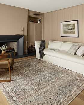 Chris Loves Julia x Loloi Jules Collection JUL-09 Ink/Terracotta 2'-0" x 5'-0" Accent Rug | Amazon (US)