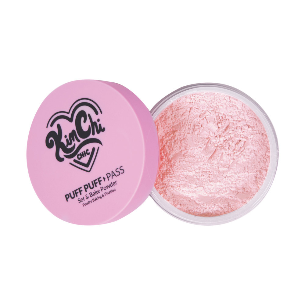 KimChi Chic Beauty Puff Puff Pass Set & Bake Powder - 09 Pink | Ulta
