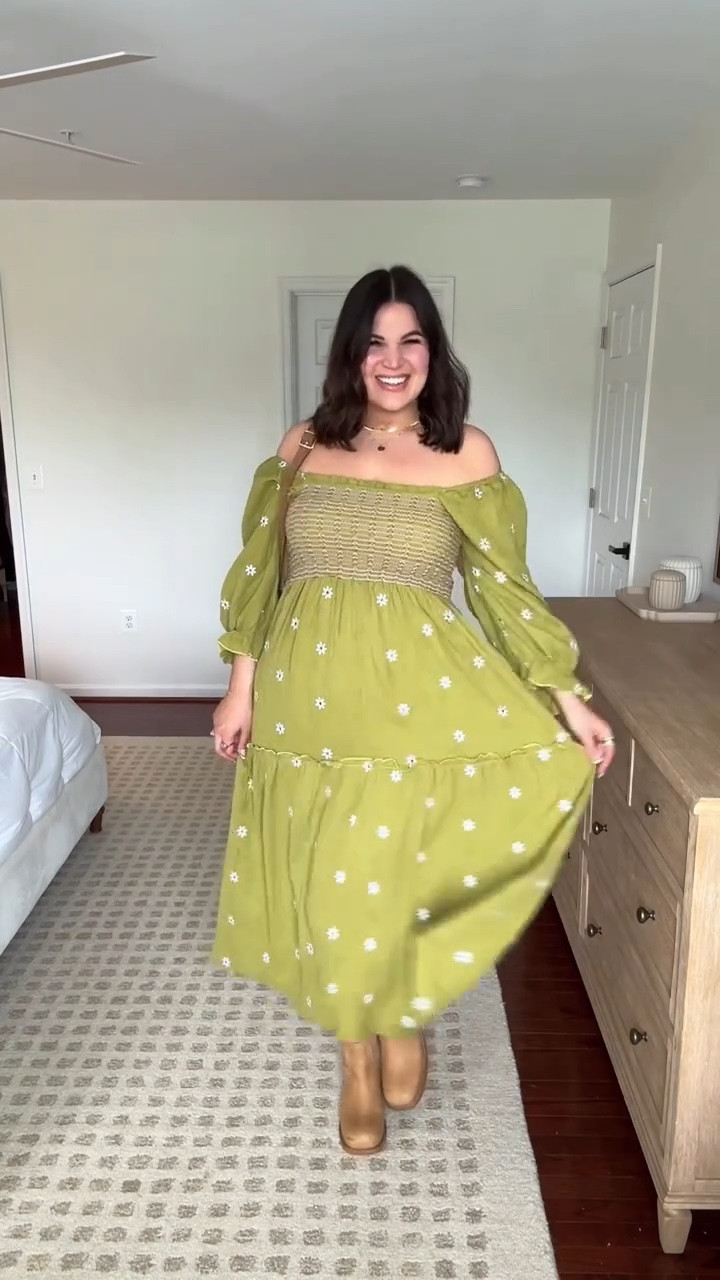 The cutest spring dress! 
Perfect for Easter 🐰 

Dress + shorts : xl
 *similar boots

#LTKMidsize #LTKspringtrends #LTKSpringSale