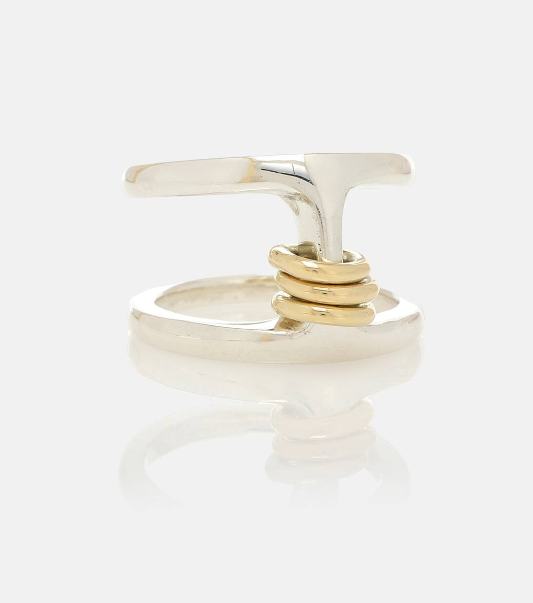 Phantom 18kt gold and silver ring | Mytheresa (US/CA)