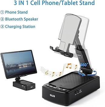 Gifts for Men, OLES Mobile Phone Stand with Bluetooth for Him Dad Women Who Want Nothing, Adjusta... | Amazon (US)