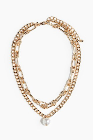 H & M - Double-Strand Chain Necklace - Gold | H&M (US + CA)