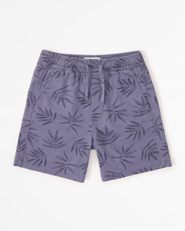 comfy twill pull-on shorts | Abercrombie & Fitch (US)