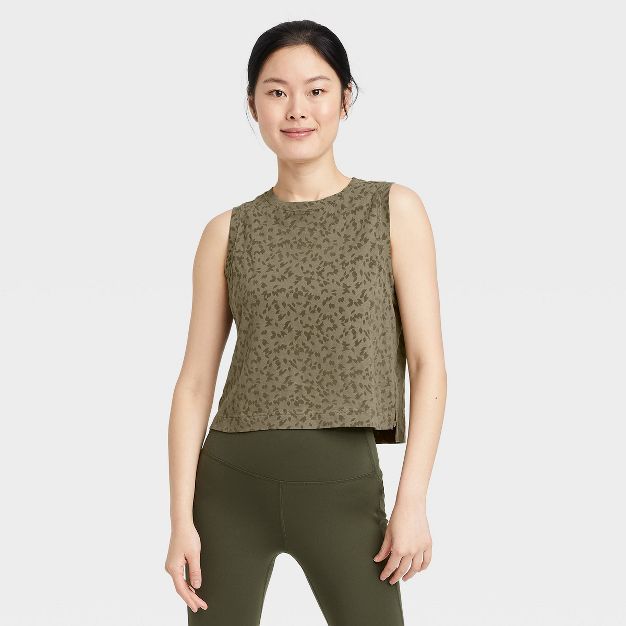 Women's Crop Active Tank Top - All in Motion™ | Target