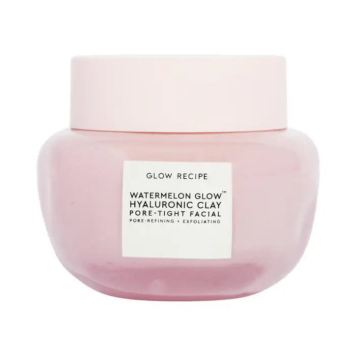 Watermelon Glow Hyaluronic Clay Pore-Tight Facial Mask - Glow Recipe | Sephora | Sephora (US)