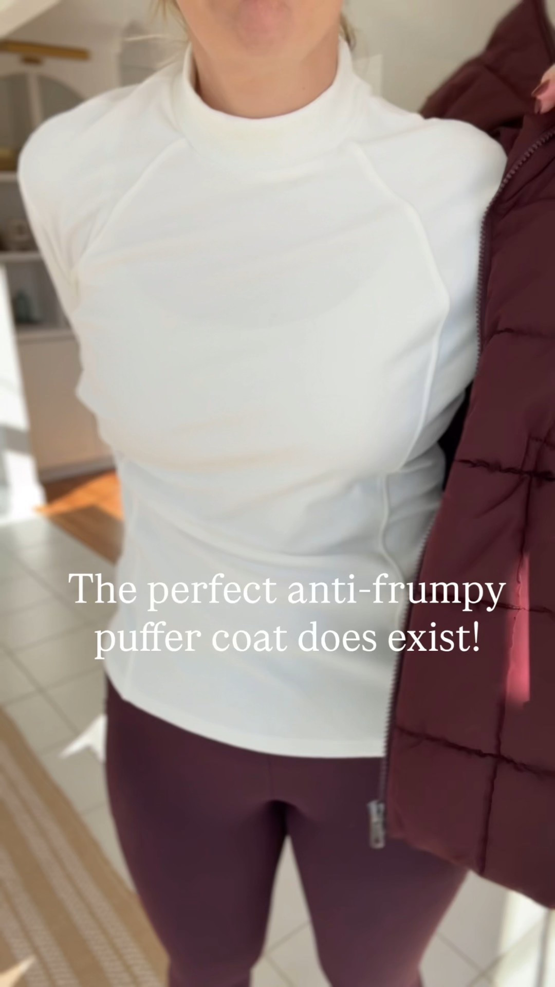 Anti frumpy puffer coat! I’m in a medium 

#LTKActive #LTKSaleAlert #LTKFindsUnder100