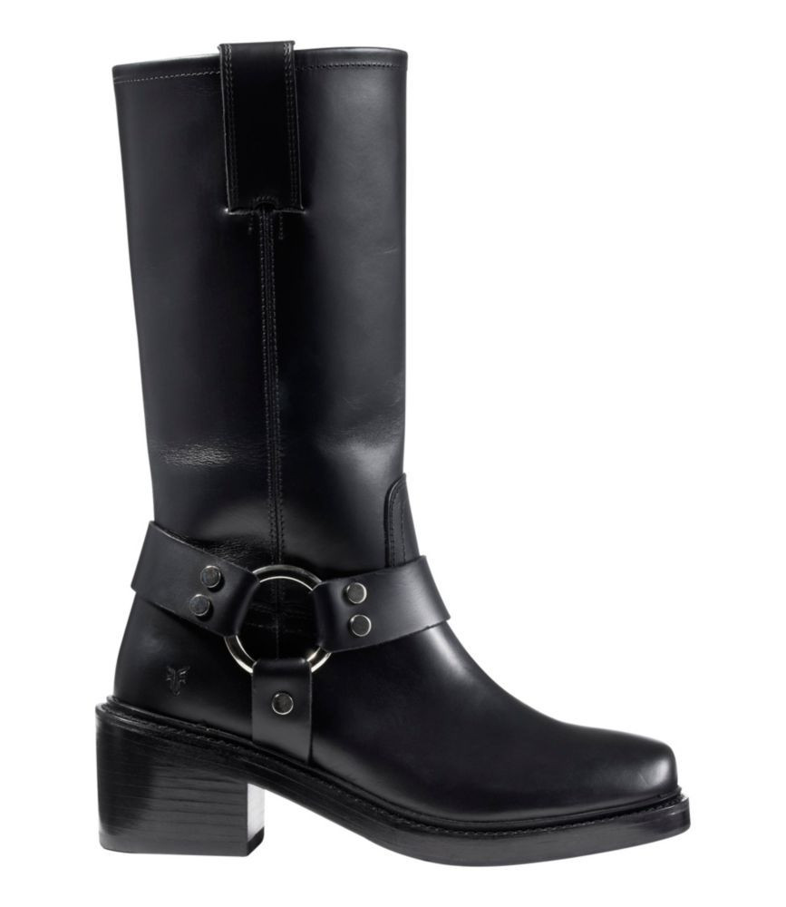 Women's Frye Kate Harness Boots Black 9.5(B), Leather/Rubber | L.L. Bean