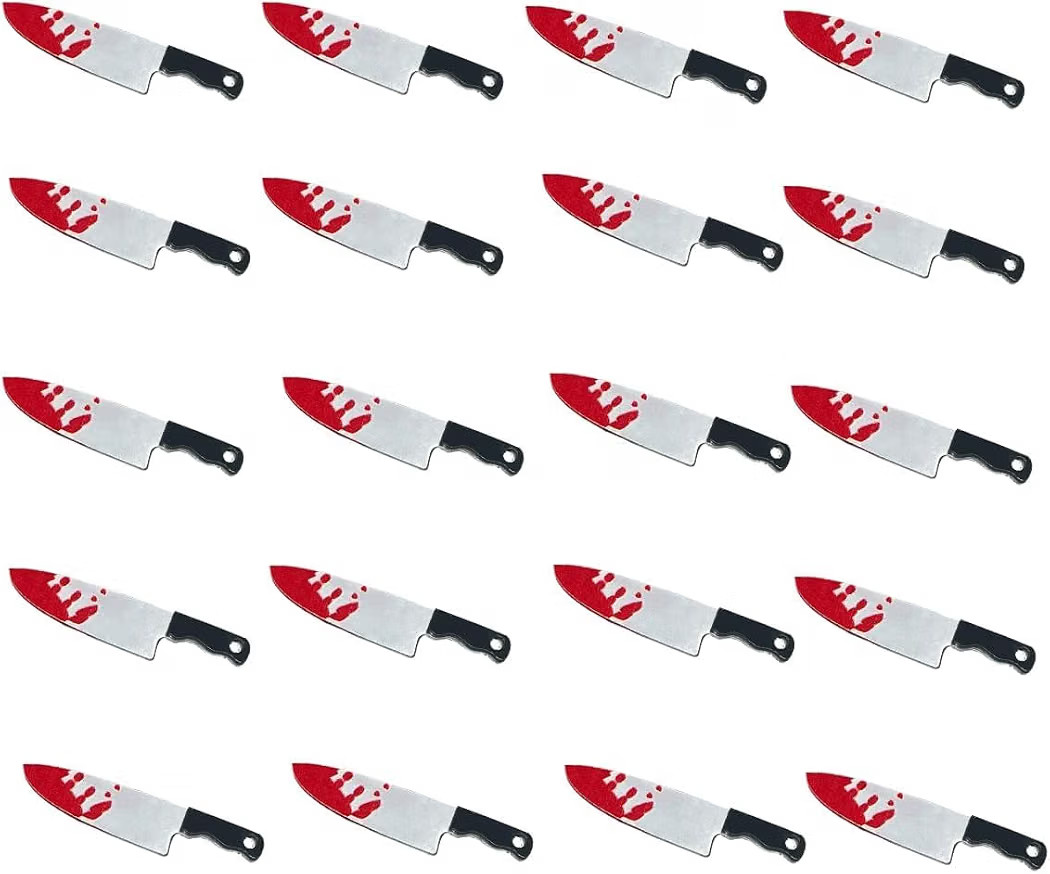 20Pcs Fake Bloody Knife Charms,Mini knife Halloween Pendants for Crafts | Amazon (US)