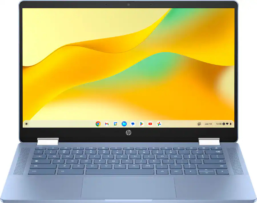 HP - 2-in-1 14" Touch-Screen Chromebook Laptop - Intel Processor N100 2023 - 4GB Memory - 64GB eM... | Best Buy U.S.