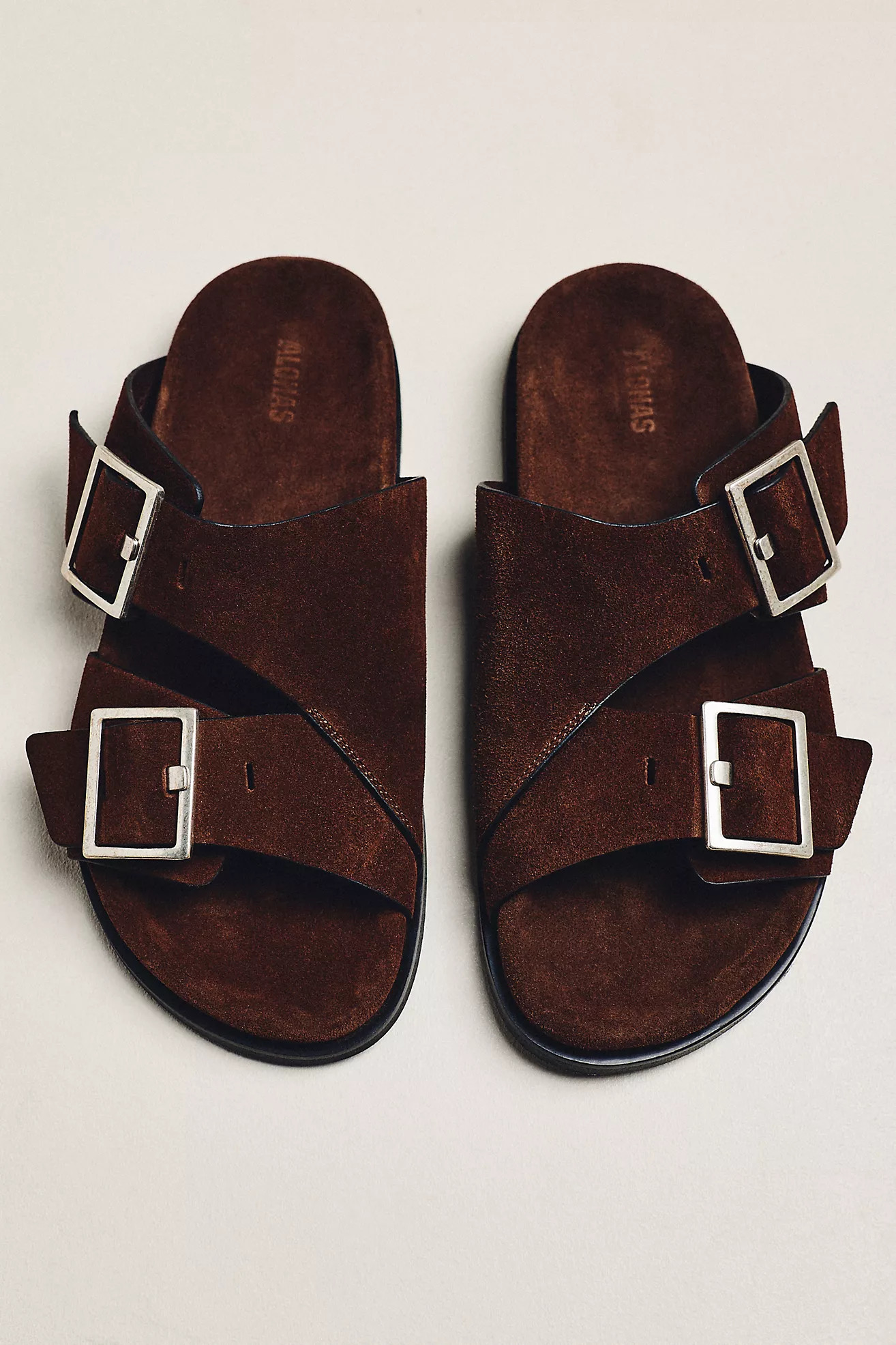 ALOHAS Alba Double Buckle Slide Sandals | Anthropologie (US)