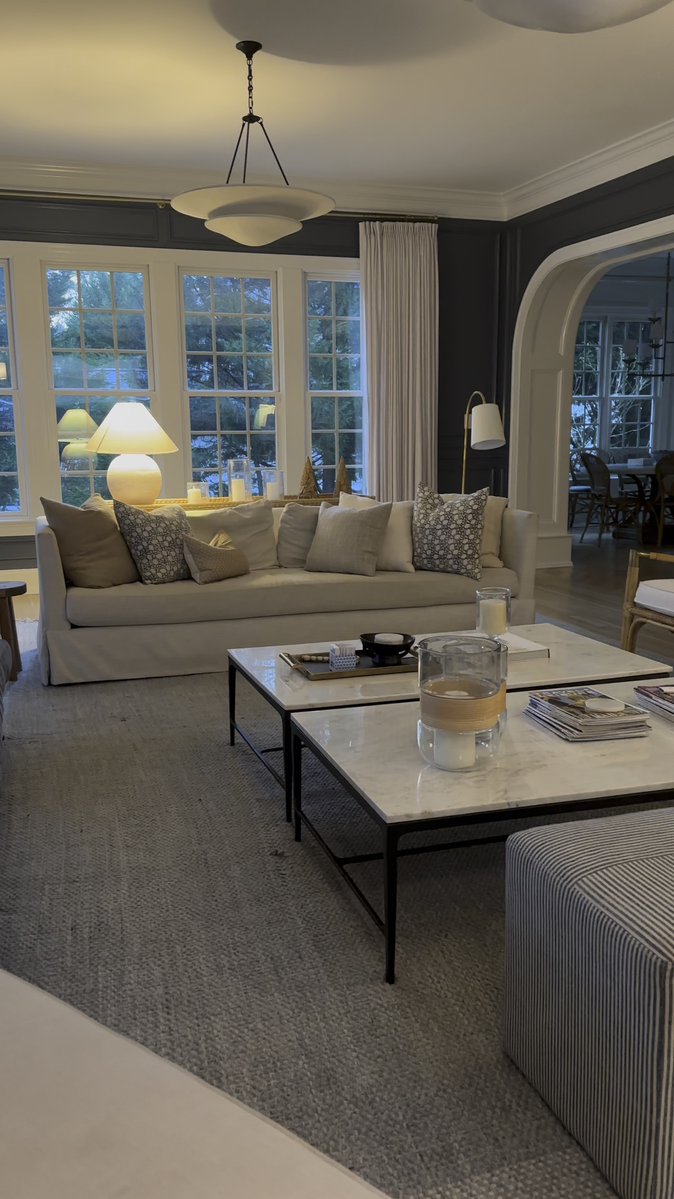 Walls are Sherwin-Williams Wall Street living room furniture

#LTKOver40 #LTKSaleAlert #LTKHome