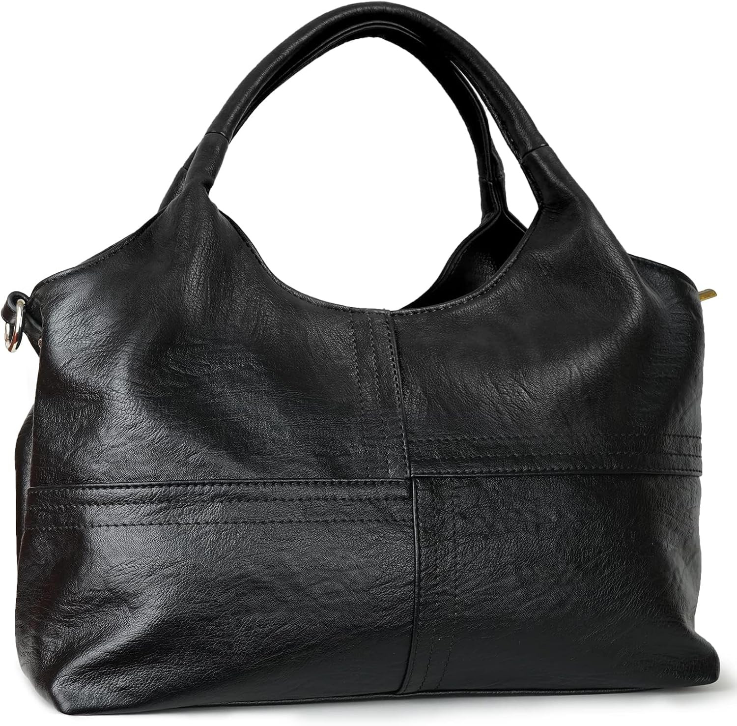 KOGTLA Medium Vegan Leather Purses for Women with Detachable Satchel Strap, Ladies Handbags, Tote Hobo Bags with Two-Handle | Amazon (US)