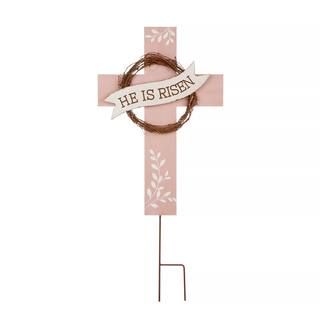 Glitzhome® 32" Easter He is Risen Yard Stake | Michaels Stores
