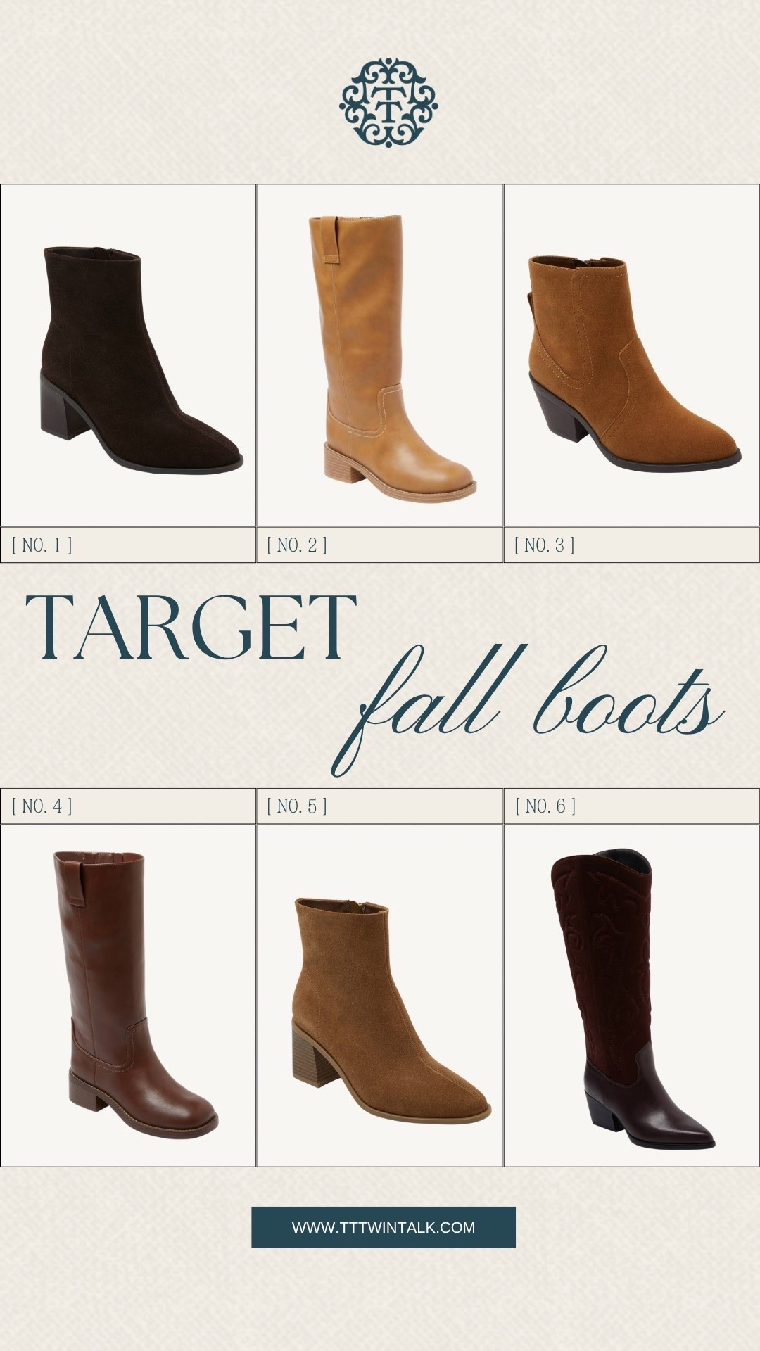 We’re rounding up our favorite Target fall boots for the season, from classic ankle boots to tall boots in the prettiest fall shades. These are perfect with jeans, dresses, skirts, and cozy sweaters for all of our fall outfits. Which pair would you pick for your fall wardrobe?

#LTKSeasonal #LTKOver40 #LTKMidsize