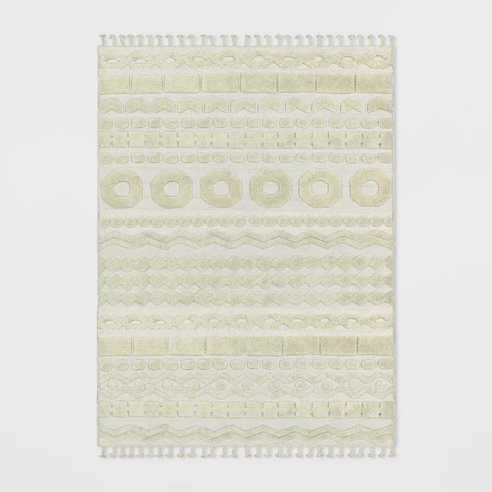 Millsfield Tufted Geo Rug Ivory - Threshold™ | Target