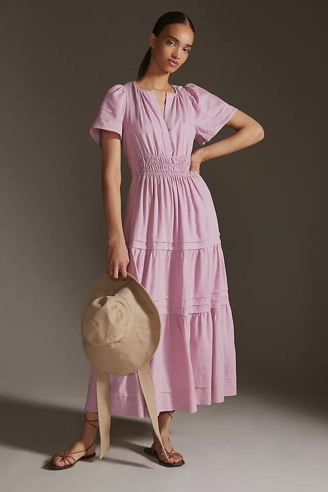 The Somerset Maxi Dress: Linen Edition | Anthropologie (US)