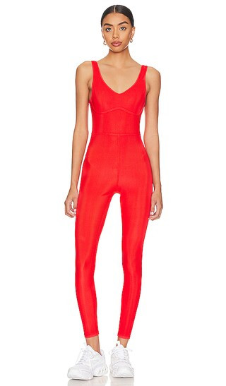 Rosalie Catsuit in Scarlet | Revolve Clothing (Global)