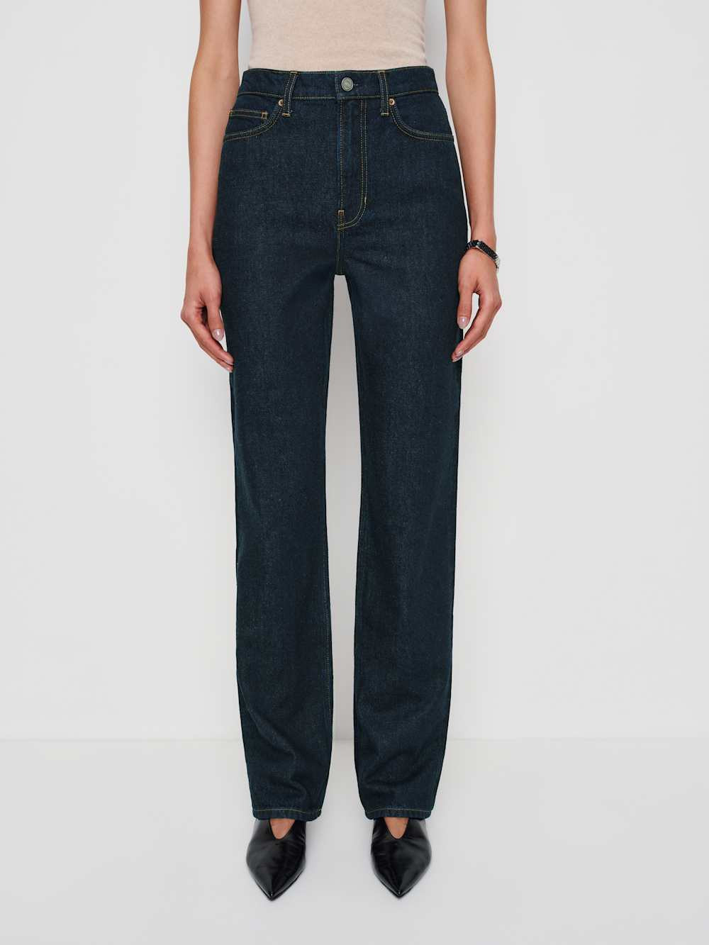 Harriet High Rise Relaxed Straight Jeans | Reformation (Global)