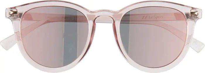 Le Specs Fire Starter 49mm Mirrored Round Sunglasses | Nordstrom | Nordstrom
