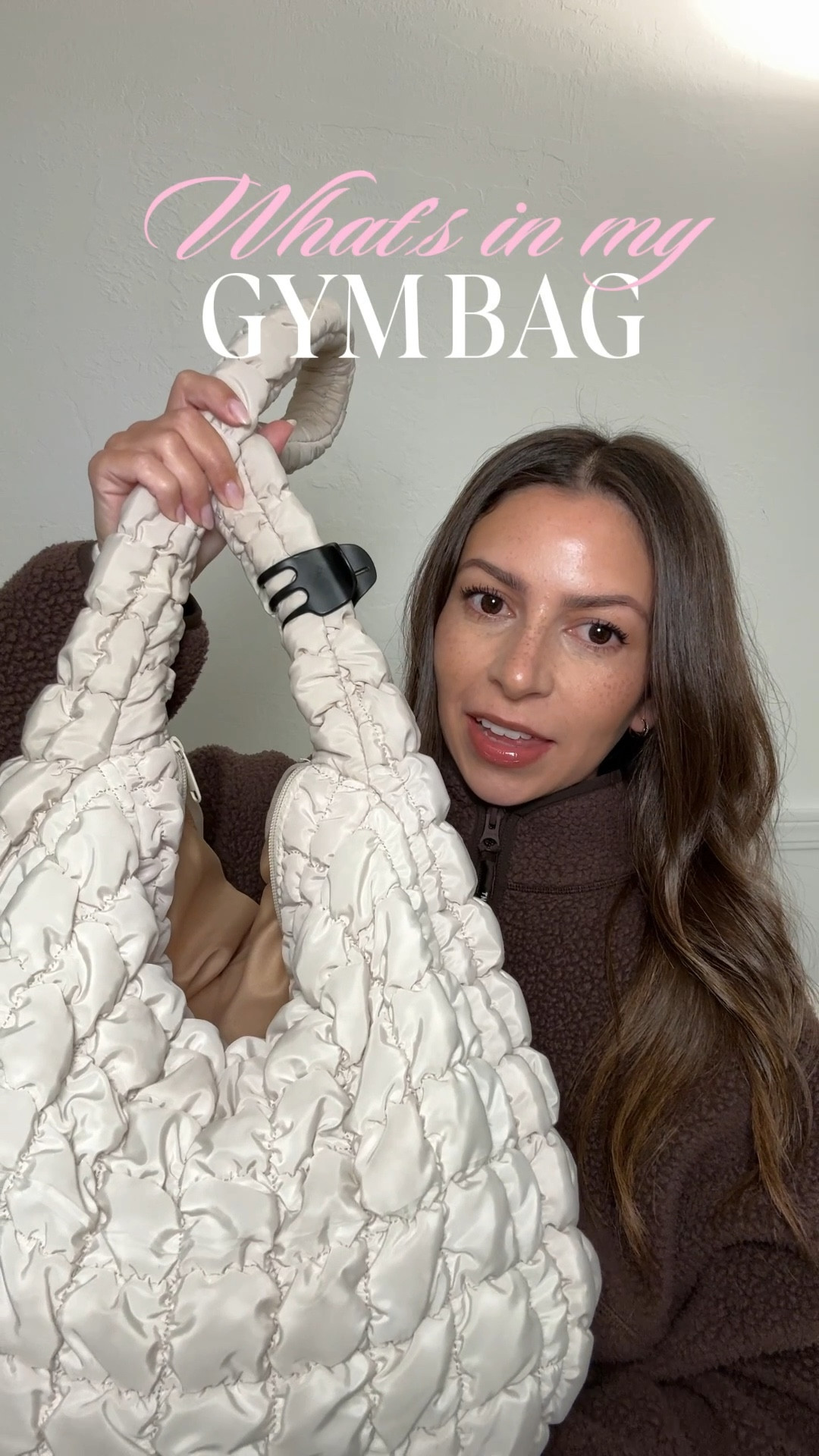 What’s in my gym bag. Everything I keep in my bag for barre class

@Target puffer tote bag (comes in tons of colors)
Tavi grip socks
@Alo Yoga socks
Amazon sweat towels 
Honest hand sanitizer spray
@Naked Sundays US spf spray
@Summer Fridays lip butter balm
Stanley water bottle
Bose headphones 

Fitness, gym bag, workout, barre, Pilates 

#LTKvlog #LTKfitnessgoals #LTKActive