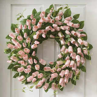 Blooming Tulip Wreath | Grandin Road