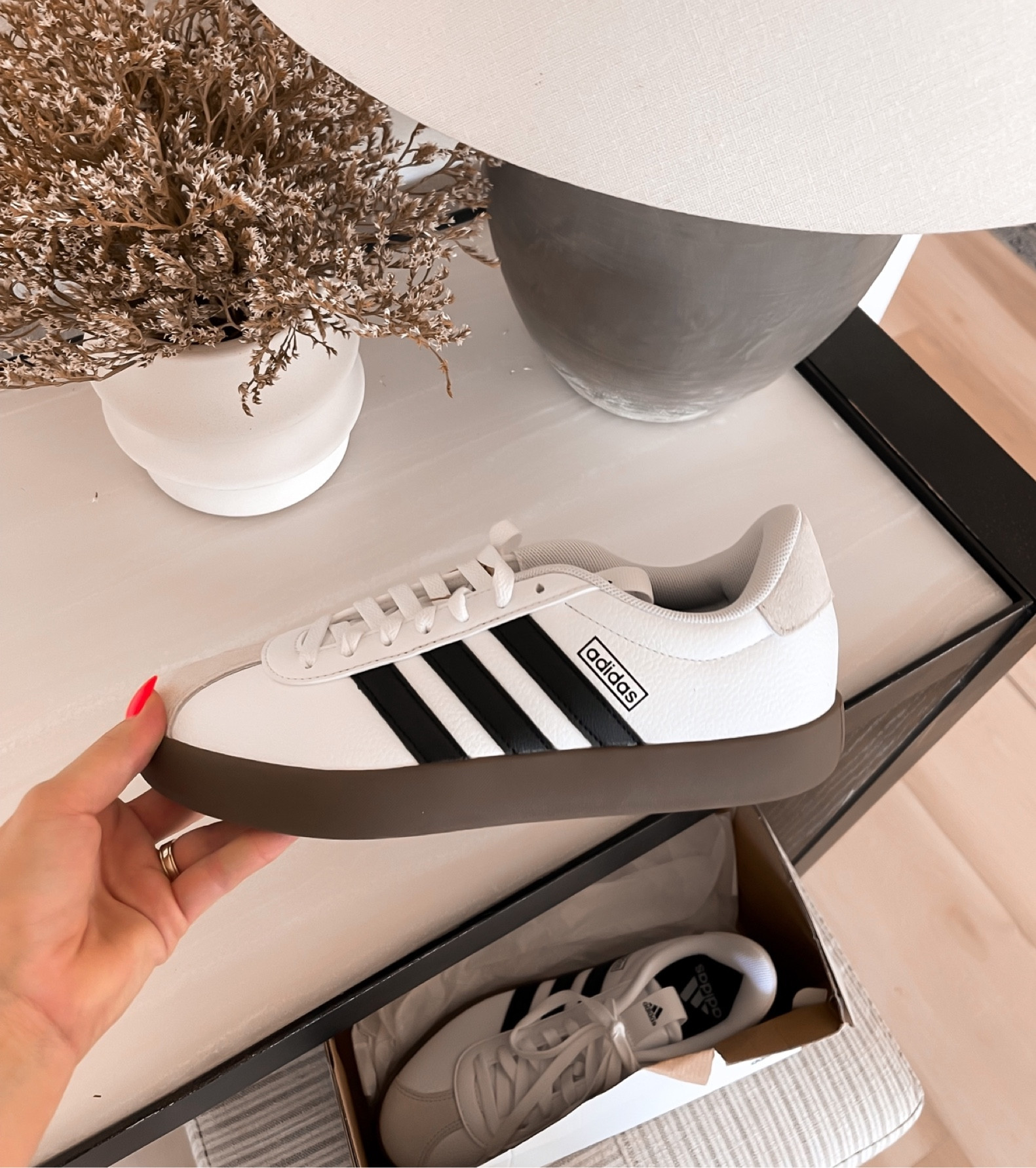 adidas gazelle silver green womens Adidas - WMNS Mega Ghostride Sneaker in Black & Iron Metallic