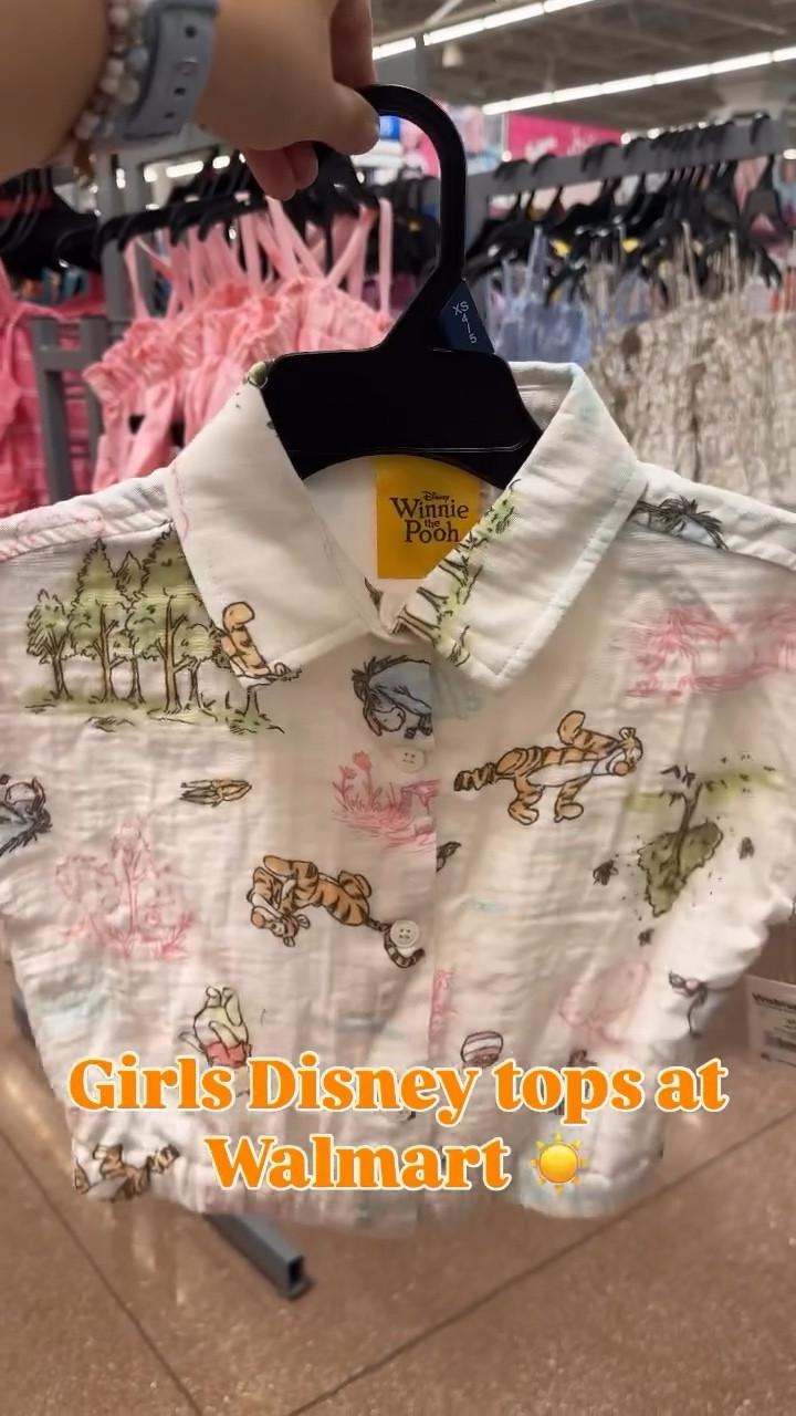 SO obsessed with these button down tops for girls I found at @walmart. Am I crazy if I go back and buy the Pooh and Moana ones even though my daughter is still in the toddler section?! I feel like they would be so cute with a pair of jean shorts in summer ☀️😎

#disneymom #girlmom #disneyworld #disneyfamily #walmart

#LTKKids