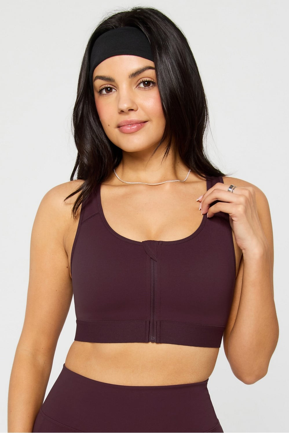 Front Zip High Impact Sports Bra | Fabletics