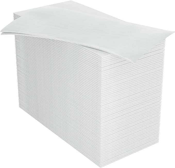 100PACK Disposable Hand Towels for Bathroom, Soft and Absorbent Paper Guest Towels Disposable Dec... | Amazon (US)