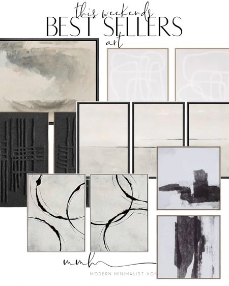 Neutral wall art best sellers from this weekend.

Art, abstract art, wall art, office art, bedroom art, living room art, entryway art, wall art living room, Amazon art, neutral wall art, wall decor, wall art bedroom, abstract wall art, wall art set, neutral wall art, large wall art, canvas wall art, abstract wall art home decor // modern home decor // decor // modern home // modern minimalist home // amazon home // home decor amazon // home decor 2023 // amazon home decor // wayfair // target home // target decor // home //

#LTKhome