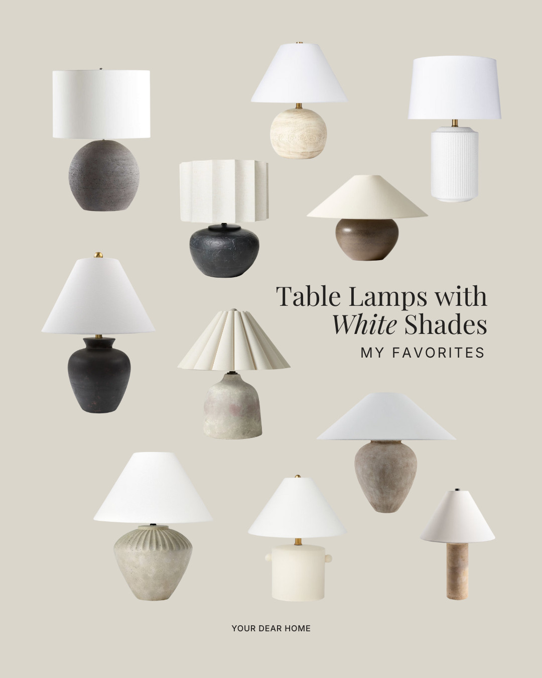 White lamp shades are my go-to when I want soft, even light that makes a space feel calm and effortless. These are perfect for living rooms, bedrooms, and anywhere light quality really matters. 

 #LTKHome