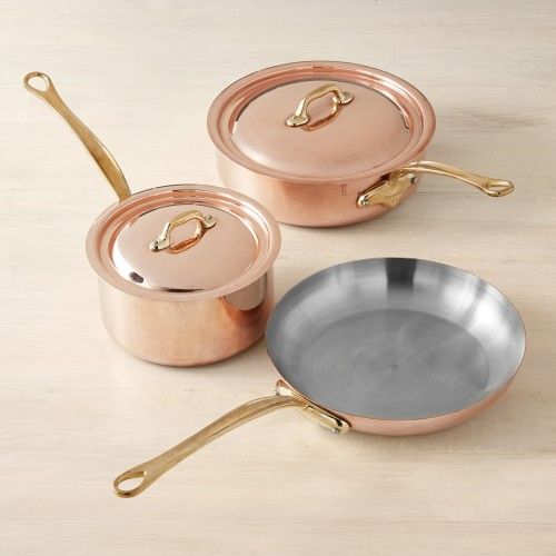 Mauviel M'150 B Copper 5-Piece Cookware Set | Williams-Sonoma